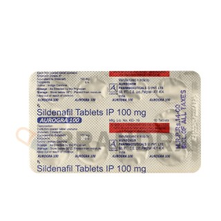 Aurogra 100 mg Aurochem Pharmaceuticals